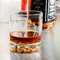 Hanukkah Whiskey Glass - Jack Daniel's Bar - in use