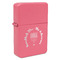 Hanukkah Windproof Lighter - Pink - Single Sided (Personalized)