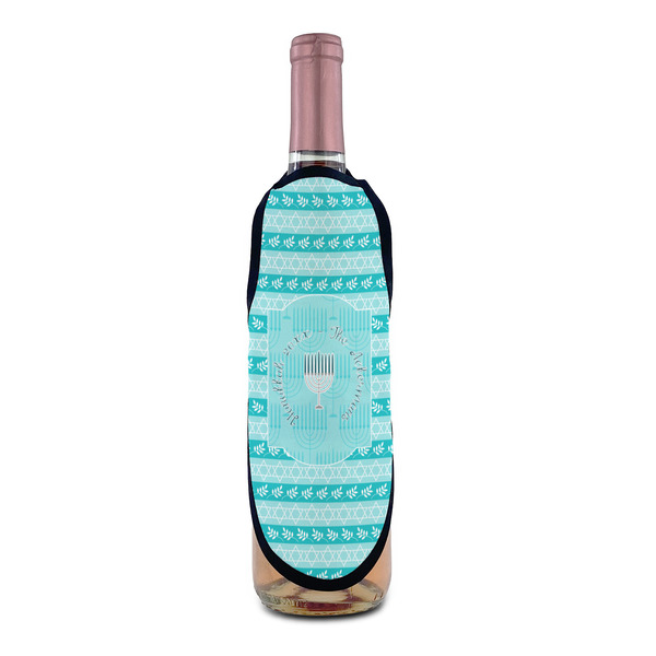 Hanukkah Wine Bottle Apron - IN CONTEXT