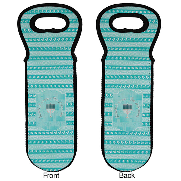 Hanukkah Wine Tote Front & Back