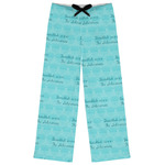 Hanukkah Womens Pajama Pants - S (Personalized)