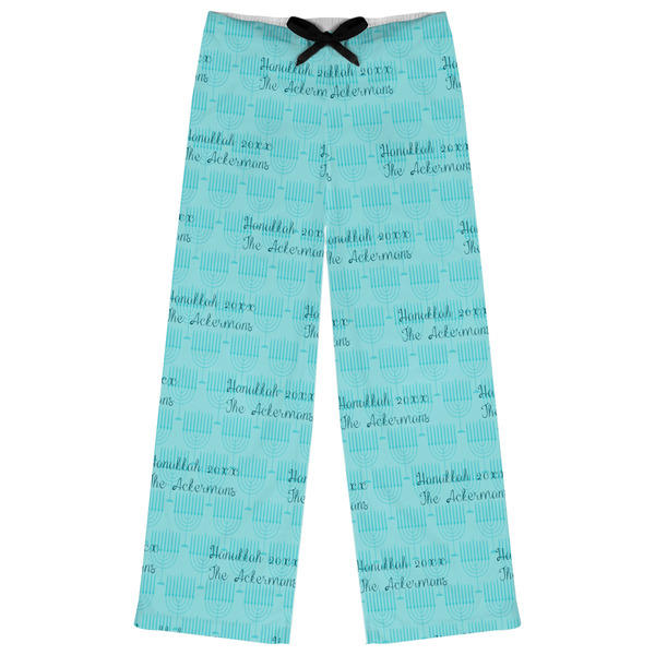 Custom Hanukkah Womens Pajama Pants - 2XL (Personalized)