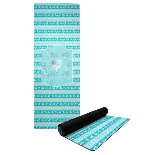 Custom Hanukkah Yoga Mat (Personalized)