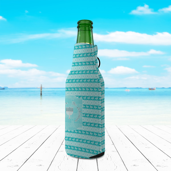 Hanukkah Zipper Bottle Cooler - LIFESTYLE