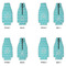 Hanukkah Zipper Bottle Cooler - Set of 4 - APPROVAL