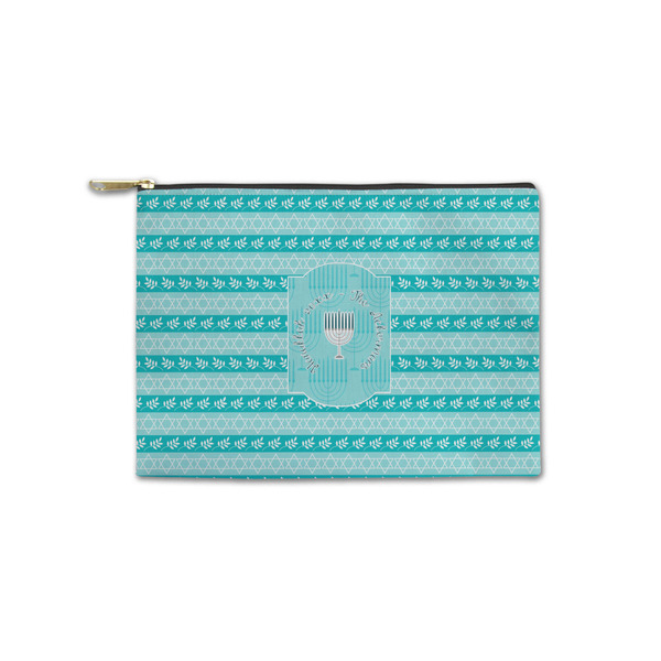 Custom Hanukkah Zipper Pouch - Small - 8.5"x6" (Personalized)