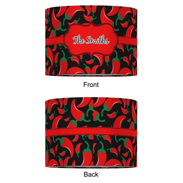 Chili Peppers 12" Drum Lampshade - APPROVAL (Fabric)