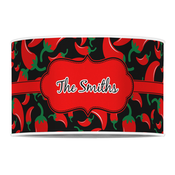Chili Peppers 12" Drum Lampshade - FRONT (Poly Film)