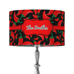 Chili Peppers 12" Drum Lamp Shade - Fabric (Personalized)