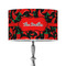 Chili Peppers 12" Drum Lampshade - ON STAND (Poly Film)