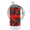 Chili Peppers 12 oz Stainless Steel Sippy Cups - FULL (back angle)