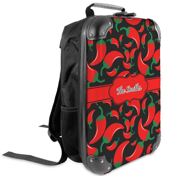 Custom Chili Peppers Kids Hard Shell Backpack (Personalized)