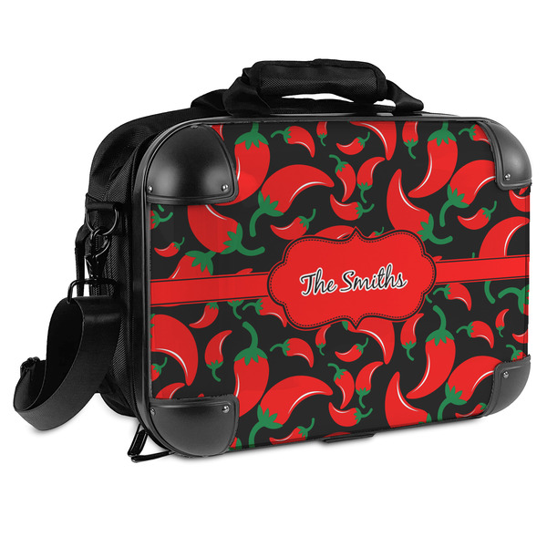 Custom Chili Peppers Hard Shell Briefcase - 15" (Personalized)