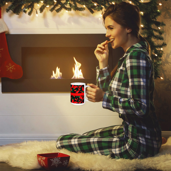 Chili Peppers 15oz Coffee Mug - Lifestyle
