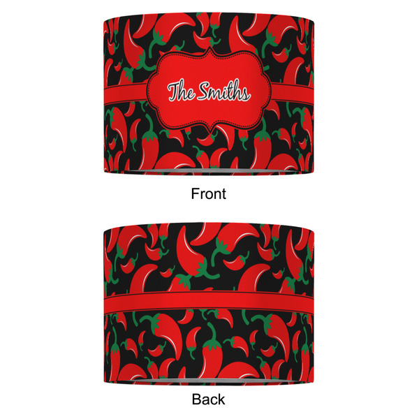 Chili Peppers 16" Drum Lampshade - APPROVAL (Fabric)