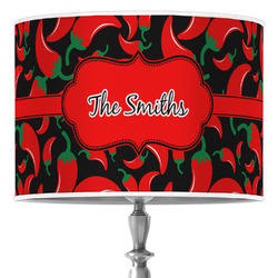 Chili Peppers 16" Drum Lamp Shade - Poly-film (Personalized)
