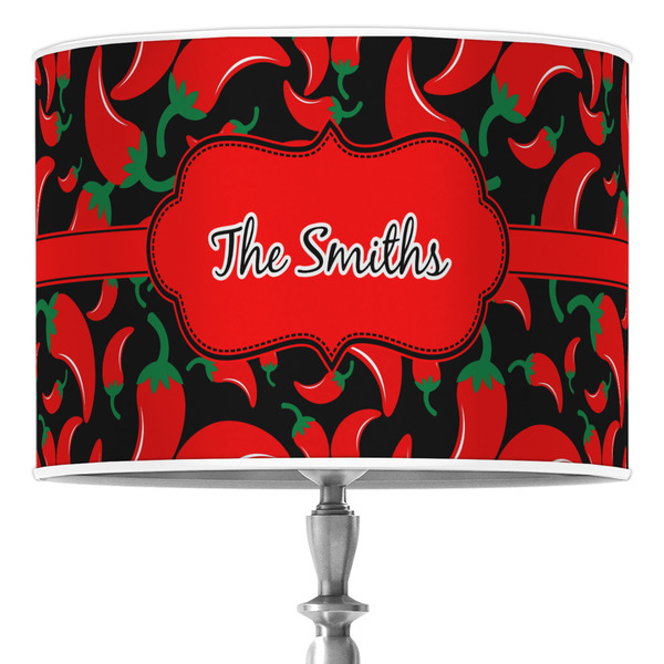 Custom Chili Peppers Drum Lamp Shade (Personalized)