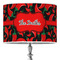 Chili Peppers 16" Drum Lampshade - ON STAND (Poly Film)