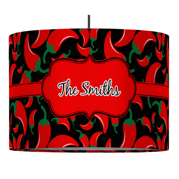 Custom Chili Peppers Drum Pendant Lamp (Personalized)