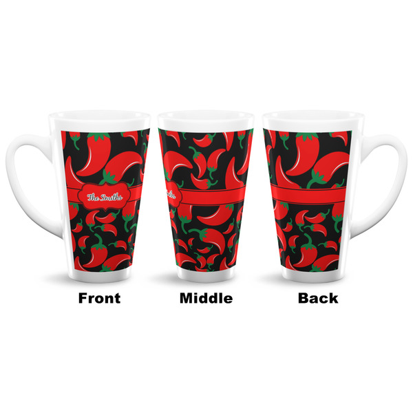 Chili Peppers 16 Oz Latte Mug - Approval