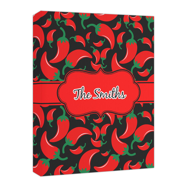 Custom Chili Peppers Canvas Print - 16x20 (Personalized)