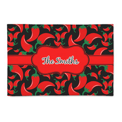 Chili Peppers 2' x 3' Indoor Area Rug (Personalized)