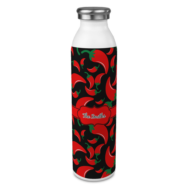 Custom Chili Peppers 20oz Stainless Steel Water Bottle - Full Print (Personalized)