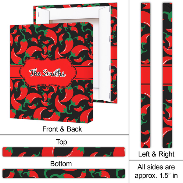 Chili Peppers 20x24 - Canvas Print - Approval