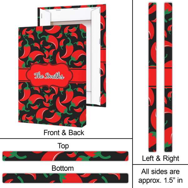 Chili Peppers 20x30 - Canvas Print - Approval