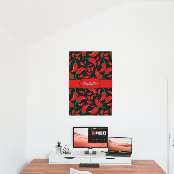 Chili Peppers 20x30 - Matte Poster - On the Wall