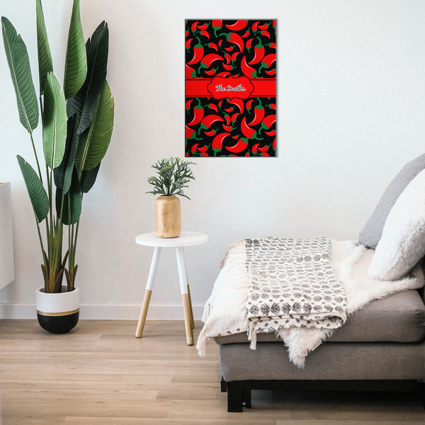 Chili Peppers 20x30 Wood Print - In Context