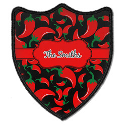 Chili Peppers Iron On Shield Patch B w/ Name or Text