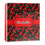 Chili Peppers 3-Ring Binder - 1 inch (Personalized)