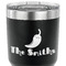 Chili Peppers 30 oz Stainless Steel Ringneck Tumbler - Black - CLOSE UP