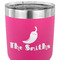 Chili Peppers 30 oz Stainless Steel Ringneck Tumbler - Pink - CLOSE UP