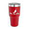 Chili Peppers 30 oz Stainless Steel Ringneck Tumblers - Red - FRONT