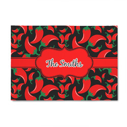 Chili Peppers 4' x 6' Patio Rug (Personalized)