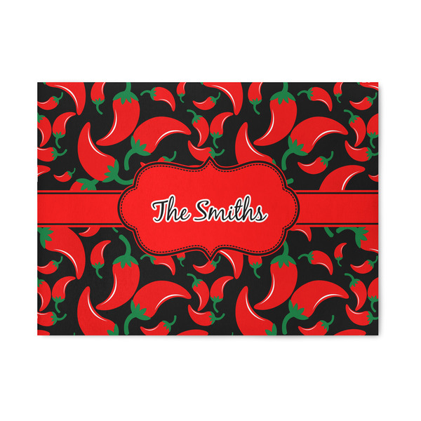 Custom Chili Peppers Area Rug (Personalized)