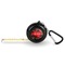 Chili Peppers 6-Ft Pocket Tape Measure with Carabiner Hook - Front