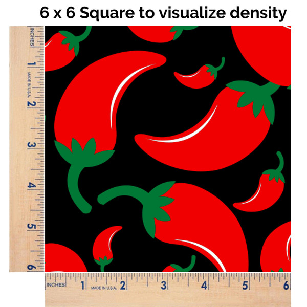 Chili Peppers 6x6 Swatch of Fabric