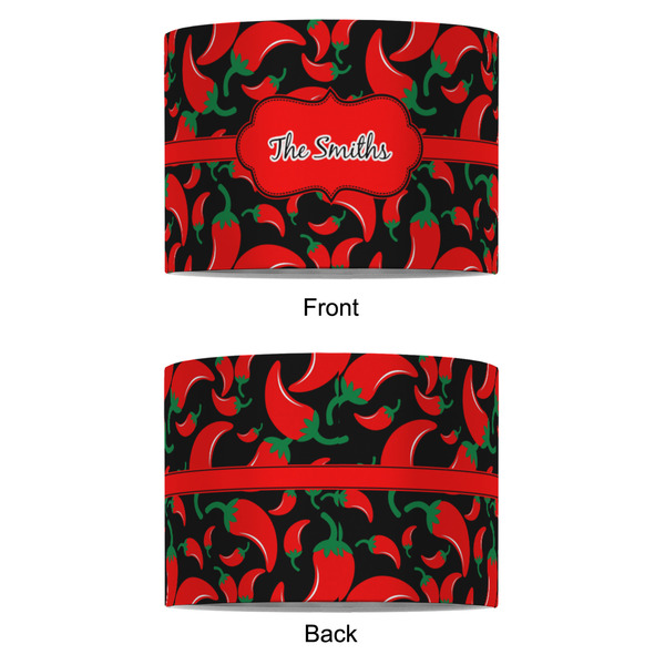Chili Peppers 8" Drum Lampshade - APPROVAL (Fabric)