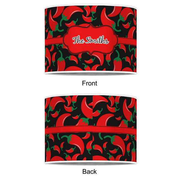 Chili Peppers 8" Drum Lampshade - APPROVAL (Poly Film)