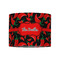 Chili Peppers 8" Drum Lampshade - FRONT (Fabric)