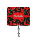 Chili Peppers 8" Drum Lamp Shade - Fabric (Personalized)
