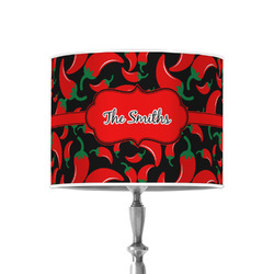 Chili Peppers 8" Drum Lamp Shade - Poly-film (Personalized)