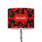Chili Peppers 8" Drum Lampshade - ON STAND (Poly Film)
