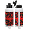 Chili Peppers Aluminum Water Bottle - White APPROVAL