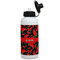 Chili Peppers Aluminum Water Bottle - White Front