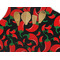 Chili Peppers Apron - Pocket Detail with Props