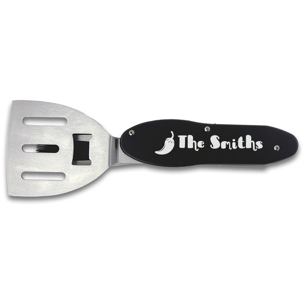 Custom Chili Peppers BBQ Tool Set - Double Sided (Personalized)